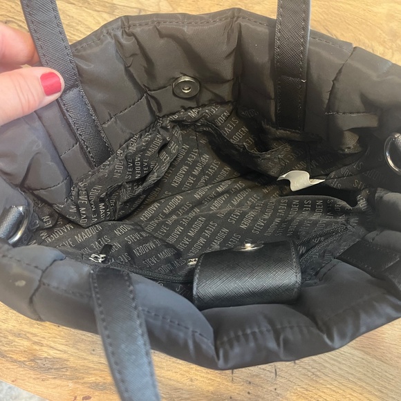 Steve Madden Black Quilted Tote Bag 🖤👜 - Picture 11 of 16